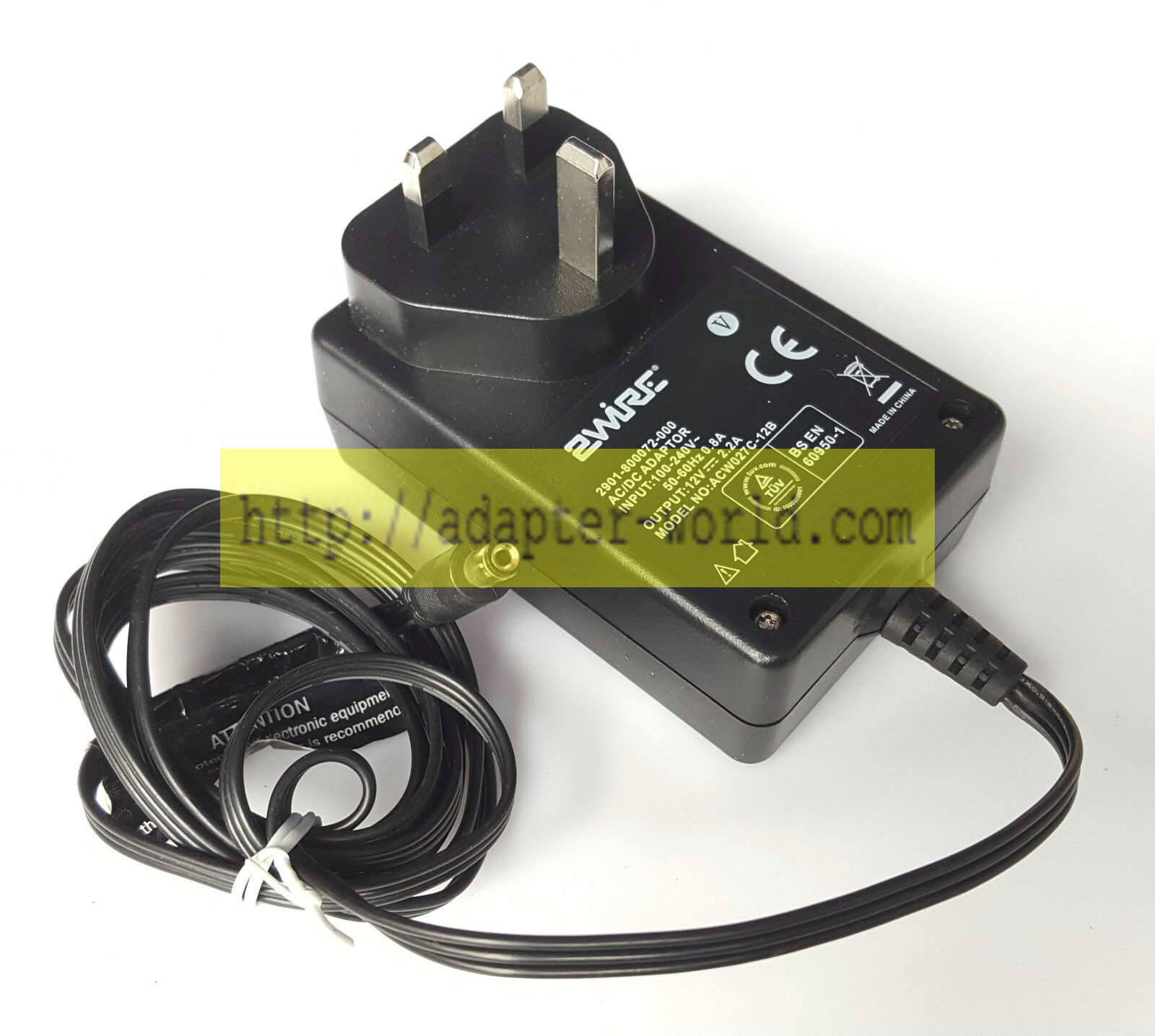 *Brand NEW* 2WIRE ACW027C-12B 2901-800072-000 12V 2.2A AC/DC ADAPTER POWER SUPPLY